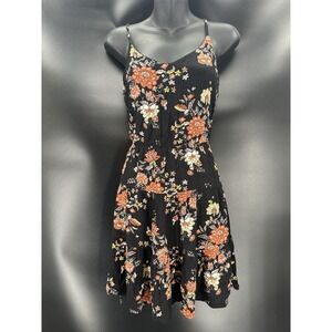 Vintage JODY California Dress Maxi Resort Pop Art Boho Flower Pattern Medium USA